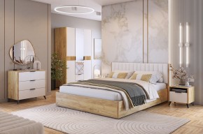 АДАМ К1 Спальный гарнитур (белое дерево) в Красноуральске - krasnouralsk.mebel24.online | фото