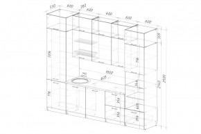 АЛЬБА Кухонный гарнитур Экстра 2 (3000 мм) в Красноуральске - krasnouralsk.mebel24.online | фото 2