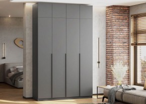Антресоль 1600 «ШК-5» Графит серый в Красноуральске - krasnouralsk.mebel24.online | фото 4