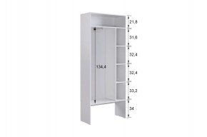 БАСКО Прихожая К10 (графит) в Красноуральске - krasnouralsk.mebel24.online | фото 6