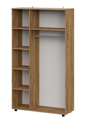 БАЙКАЛ Шкаф трехстворчатый (Графит/Дуб золотой) в Красноуральске - krasnouralsk.mebel24.online | фото 2