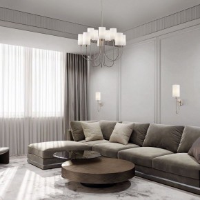 Бра Eurosvet Abbey 60164/1 никель в Красноуральске - krasnouralsk.mebel24.online | фото 2