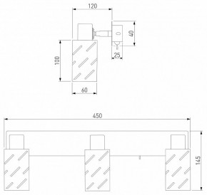 Бра Eurosvet Fente 20090/3 белый/хром в Красноуральске - krasnouralsk.mebel24.online | фото 5