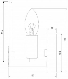 Бра Eurosvet Marble 60158/1 латунь в Красноуральске - krasnouralsk.mebel24.online | фото 3