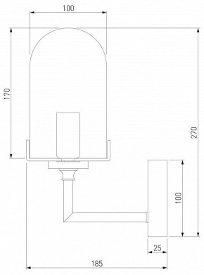 Бра Eurosvet Pluto 60156/1 хром в Красноуральске - krasnouralsk.mebel24.online | фото 2