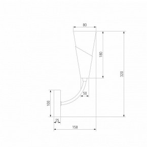 Бра Eurosvet Rhyton 60167/1 латунь в Красноуральске - krasnouralsk.mebel24.online | фото 5