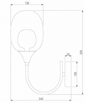Бра Eurosvet Spritz 70218/1 латунь в Красноуральске - krasnouralsk.mebel24.online | фото 4