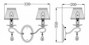 Бра Maytoni Brionia ARM172-02-G в Красноуральске - krasnouralsk.mebel24.online | фото 3