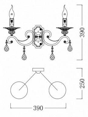 Бра Maytoni Grace RC247-WL-02-R в Красноуральске - krasnouralsk.mebel24.online | фото 3