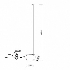Бра Maytoni Light stick MOD237WL-L6B3K в Красноуральске - krasnouralsk.mebel24.online | фото 3