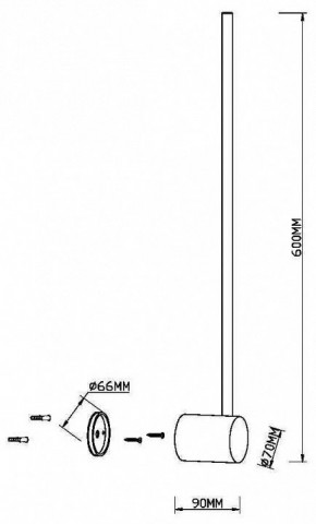 Бра Maytoni Light stick MOD237WL-L6BS3K в Красноуральске - krasnouralsk.mebel24.online | фото 4
