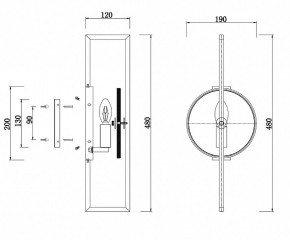 Бра Maytoni Marmo MOD099WL-01G в Красноуральске - krasnouralsk.mebel24.online | фото 3