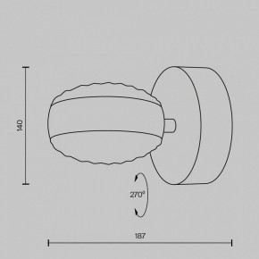 Бра Maytoni Mind MOD299WL-L10BC3K в Красноуральске - krasnouralsk.mebel24.online | фото 4