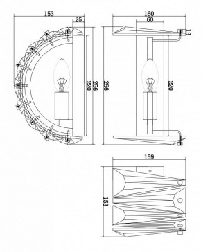 Бра Maytoni Puntes MOD043WL-01CH в Красноуральске - krasnouralsk.mebel24.online | фото 3