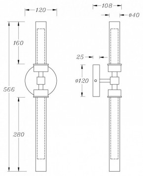 Бра Maytoni Stelo MOD116WL-L7BS3K в Красноуральске - krasnouralsk.mebel24.online | фото 3