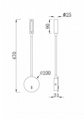 Бра Maytoni Stem C035WL-L3W3K в Красноуральске - krasnouralsk.mebel24.online | фото 6