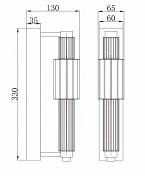 Бра Maytoni Verticale MOD308WL-L9GR3K в Красноуральске - krasnouralsk.mebel24.online | фото 3