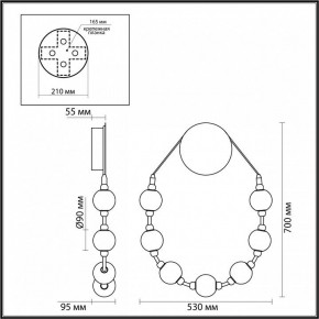 Бра Odeon Light Crystal 5007/25WL в Красноуральске - krasnouralsk.mebel24.online | фото 4