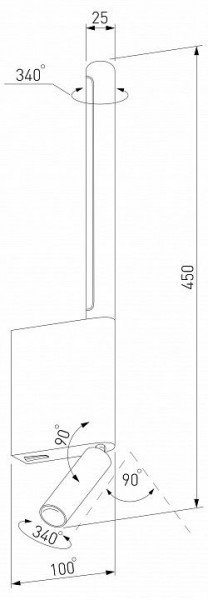 Бра с подсветкой Elektrostandard Sarca a066402 в Красноуральске - krasnouralsk.mebel24.online | фото 4