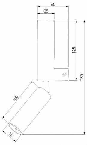 Бра с подсветкой Eurosvet Pitch 40020/1 LED латунь в Красноуральске - krasnouralsk.mebel24.online | фото 3