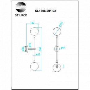 Бра ST-Luce Chieti SL1506.201.02 в Красноуральске - krasnouralsk.mebel24.online | фото 5