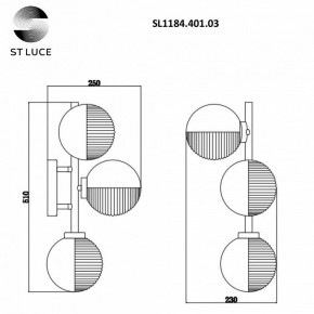 Бра ST-Luce Todo SL1184.401.03 в Красноуральске - krasnouralsk.mebel24.online | фото 6