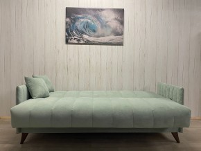 Диван Престиж-3 (НПБ) велюр Sensey mist green в Красноуральске - krasnouralsk.mebel24.online | фото 3