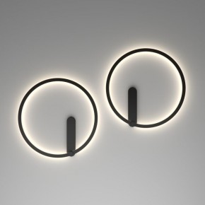 DK5035-BK Бра ROUND со светодиодом, IP20, 24W, 3000/4000/6500K, черный, алюминий в Красноуральске - krasnouralsk.mebel24.online | фото 6