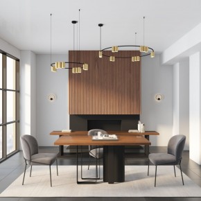 DK5060-BK+SG Бра ORBIT, IP20, 3000К, LED, 10 Вт, черный + сатинированное золото, алюминий в Красноуральске - krasnouralsk.mebel24.online | фото 6