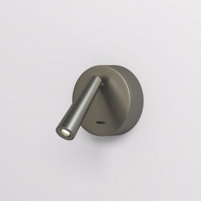 DK5072-DN Бра SHINE WALL со светодиодом, D104*H68, IP20, 3000К, 3W, RA?90, темный никель, алюминий в Красноуральске - krasnouralsk.mebel24.online | фото 2