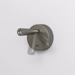DK5072-DN Бра SHINE WALL со светодиодом, D104*H68, IP20, 3000К, 3W, RA?90, темный никель, алюминий в Красноуральске - krasnouralsk.mebel24.online | фото 3