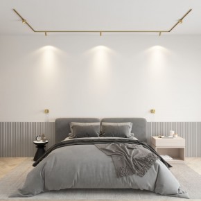 DK5072-SB Бра SHINE WALL со светодиодом, D104*H68, IP20, 3000К, 3W, RA?90, сатинированная латунь, алюминий в Красноуральске - krasnouralsk.mebel24.online | фото 4