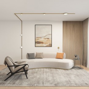 DK5072-SB Бра SHINE WALL со светодиодом, D104*H68, IP20, 3000К, 3W, RA?90, сатинированная латунь, алюминий в Красноуральске - krasnouralsk.mebel24.online | фото 5