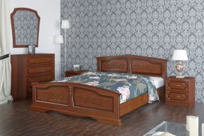 ЕЛЕНА Кровать из массива (Орех) в Красноуральске - krasnouralsk.mebel24.online | фото