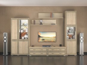 Гостиная Ливорно дуб сонома в Красноуральске - krasnouralsk.mebel24.online | фото 1