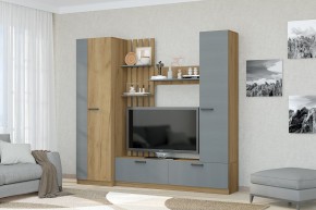 Гостиная Юджи (Дуб Крафт золотой/Графит) в Красноуральске - krasnouralsk.mebel24.online | фото