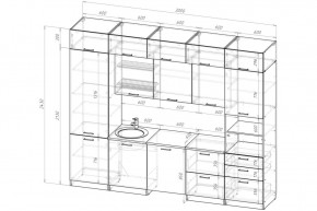 ЖАСМИН Кухонный гарнитур Экстра 5 (3000 мм) в Красноуральске - krasnouralsk.mebel24.online | фото 2