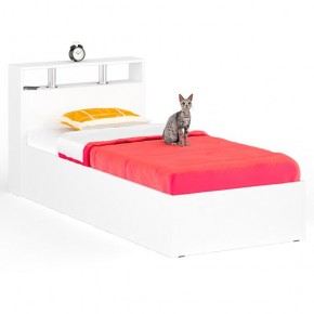 Камелия Кровать 0900, цвет белый, ШхГхВ 93,5х217х78,2 см., сп.м. 900х2000 мм., без матраса, основание есть в Красноуральске - krasnouralsk.mebel24.online | фото 1