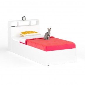 Камелия Кровать 0900, цвет белый, ШхГхВ 93,5х217х78,2 см., сп.м. 900х2000 мм., без матраса, основание есть в Красноуральске - krasnouralsk.mebel24.online | фото 2