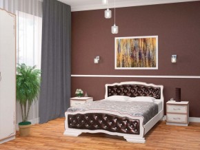 КАРИНА-10 Кровать из массива 1400 в Красноуральске - krasnouralsk.mebel24.online | фото 1