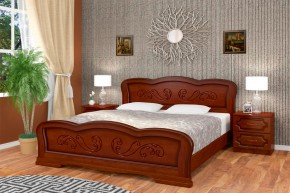 КАРИНА-8 Кровать из массива (Орех) в Красноуральске - krasnouralsk.mebel24.online | фото