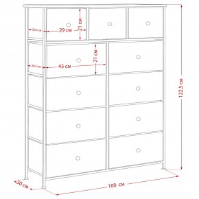 Комод Leset Линкс 11 ящиков (МДФ) в Красноуральске - krasnouralsk.mebel24.online | фото 12