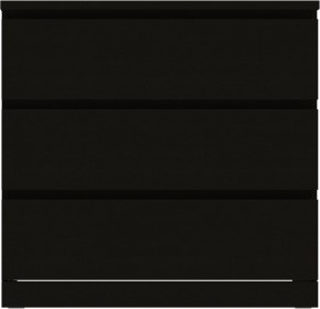 Комод Варма 3 с тремя выдвижными ящиками, цвет ясень черный в Красноуральске - krasnouralsk.mebel24.online | фото 2