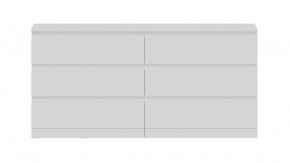 Комод Варма 6Д большой с шестью выдвижными ящиками, цвет белый в Красноуральске - krasnouralsk.mebel24.online | фото 2
