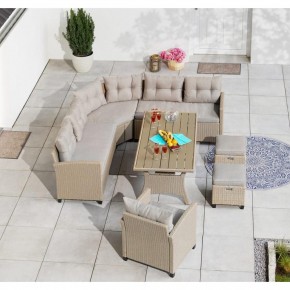 Комплект плетеной мебели AFM-373B Beige в Красноуральске - krasnouralsk.mebel24.online | фото 2