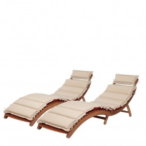 Комплект шезлонги и столик AFM-803A-T133 Beige (2+1) в Красноуральске - krasnouralsk.mebel24.online | фото 2