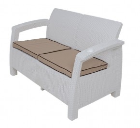Комплект уличной мебели Yalta Premium Terrace Set (Ялта) белый (+подушки под спину) в Красноуральске - krasnouralsk.mebel24.online | фото 2
