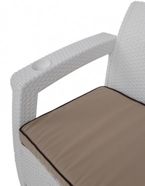 Комплект уличной мебели Yalta Premium Terrace Set (Ялта) белый (+подушки под спину) в Красноуральске - krasnouralsk.mebel24.online | фото 5