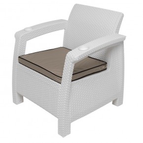 Комплект уличной мебели Yalta Premium Terrace Set (Ялта) белый (+подушки под спину) в Красноуральске - krasnouralsk.mebel24.online | фото 7