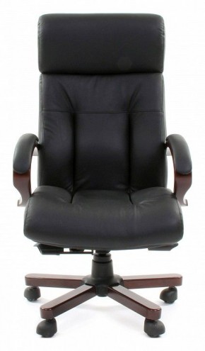 Кресло для руководителя Chairman 421 черный/орех темный, черный в Красноуральске - krasnouralsk.mebel24.online | фото 2